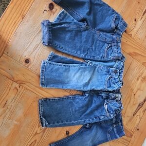 Set of Blue Denim Jeans for Kids